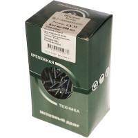 Потайной универсальный шуруп Метизный двор 4,0x35, оцинкованный, 500 шт. 4690441022035