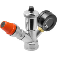 Группа безопасности MasterProf автоматический воздухоотводчик, манометр, предохранительный клапан 1" ИС.030229