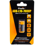 Аккумулятор Fenix Li-ion  ARB-L16-700UP 16340USB 3532