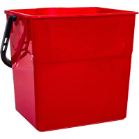 Ведро Uctem-Plas 18 л, красное, пластиковое SK798-R