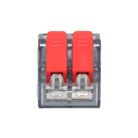 Клемма EKF СМК 221-412, 2 отверстия, 0.2-4.0мм2, 100шт, PROxima SQ plc-smk-221-412