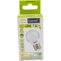 Светодиодная лампа General Lighting Systems Шарик G45F-7W-E27-639900