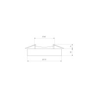 Встраиваемый светильник Elektrostandard 2240 MR16 WH белый a045481