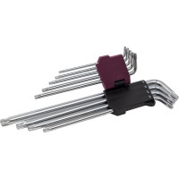 Набор торцевых удлиненных TORX ключей Thorvik TKL9S Т10-T50, 9 предметов 53130