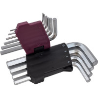 Набор торцевых шестигранных коротких ключей Thorvik HKS10S H1.5-H10, 10 предметов 53022