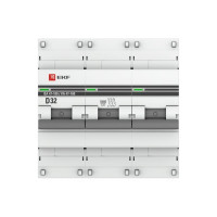 Автоматический выключатель EKF 3P 32А 10kA ВА 47-100 PROxima mcb47100-3-32D-pro
