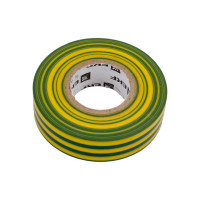 Изолента ПВХ EKF желто-зеленая 19мм, 20м, серии SafeFlex 10 шт. plc-iz-sf-yg