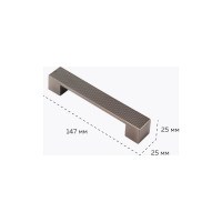 Ручка-скоба Kerron, 128 мм, атласное серебро EL-7020-128 Oi