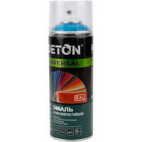 Аэрозольная эмаль Deton универсальная Небесно-синяя RAL 5015 UNIVERSAL 520 мл 126908 DTN-A70649