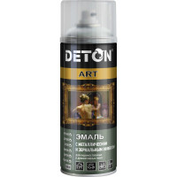 Эмаль с зеркальным и металлическим эффектом Deton ART алюминий, аэрозоль 520 мл DTN-A70732