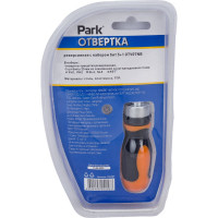 Отвертка Park реверсивная с набором бит 5+1 OTV07NB 356207