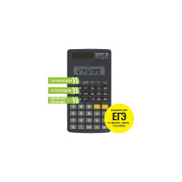 Инженерный калькулятор STAFF STF-310 142х78мм, 10+2 разрядов, двойное питание, 250279