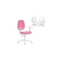 Компьютерное офисное кресло BRABIX Fancy MG-201W, с подлокотниками, 532409