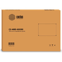 Магнитно-маркерная доска CS-MBD-60X90 Cactus лак белый, 60x90 см, алюминиевая рама 1070263