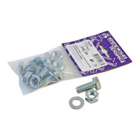 Болт с ш/г крепежная техника набор, полная резьба, din 933, 10x25, 4 шт. 27902