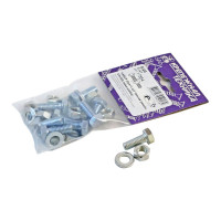 Болт с ш/г крепежная техника набор, полная резьба, din 933, 8x20, 8 шт. 17854