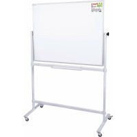 Двусторонняя магнитно-маркерная доска Staff на стенде, 90x120 см 238014