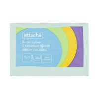 Стикеры Attache Bright colours 76x51 мм пастельные салатовые 1 блок, 100 листов 1495400