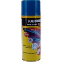 Акриловая эмаль Farbitex аэрозоль, 520 мл, RAL 5005 сигнальный синий 4100008934