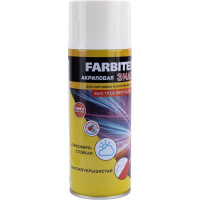 Акриловая эмаль Farbitex аэрозоль, 520 мл, RAL 9016 белый транспортный 4100008948