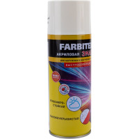 Акриловая эмаль Farbitex аэрозоль, 520 мл, RAL 9003 сигнальный белый 4100008946