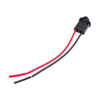 Патрон Nord-Yada под лампу W5W T10 с проводами, пластик TM 902640