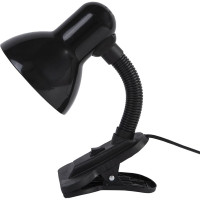 Настольный светильник GLANZEN Е27 на прищепке черный DL-0001-40-C-black КА-00008679