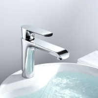 Смеситель для раковины VINCEA Esse однорычажный, хром VBF-1E1CH