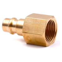Соединение быстросъемное пневматическое HQ-PF38 «папа»-внутр. резьба 3/8" (латунь) HQ-mech УТ000002476