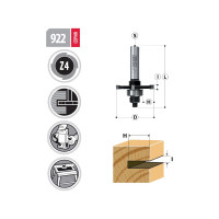 Фреза для пазов 50.8х4 мм, хв-к 12 мм WOODWORK 922.0040.12