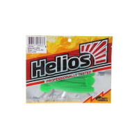 Виброхвост Helios hs-16-007 shaggy 3.35"/8.5 см, electric green, 5шт 00000132650