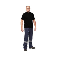 Футболка с коротким рукавом ООО Комус 160 г, черная, р. 4XL 1691405