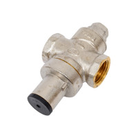 Поршневой редуктор давления KROMWELL 1/2 с отверстием под манометр EU.ST6197030 12_k