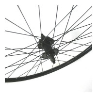 Переднее колесо Black Aqua 27.5", двойной алюминиевый обод, гайки, D-brake WSM-27FD
