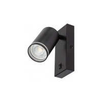 Настенный светильник ЭРА WL19 BK GU10, MR16, IP20, черный Б0056360