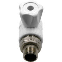 Угловой кран для радиатора РОСТерм ПП 25х3/4 НР radtapangPPR25-3/4in