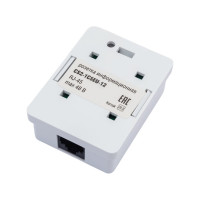 Розетка информационная RJ45 кат.5е UTP ITK 1-порт настенная бел. CS2-1C5EU-12