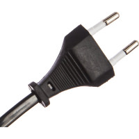 Шнур с плоской вилкой и диммером Smartbuy 1,7 метра черный ШВВП 2х0,75мм2 SBE-06-P07-b