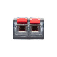 Клемма EKF СМК 221-412, 2 отверстия, 0.2-4.0мм2, 100шт, PROxima SQ plc-smk-221-412