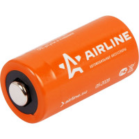 Батарейка Airline, CR123A 3V, литиевая 1 шт CR123A-01