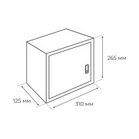Корпус Электростандарт ЩРн-12з 265*310*125мм IP31 821241