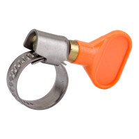 Хомут Novocraft бабочка, нерж., D 10 х 16 mm, box 100 шт., шир. 9 mm 12, 5/8 123-09W016