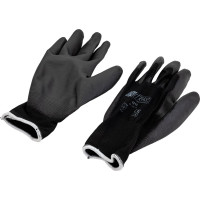 Трикотажные нейлоновые перчатки Arcticus черные, с ПУ покрытием, 13G, р.11, 12 пар 7215 ARC-1112