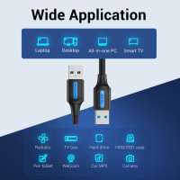 Кабель VENTION USB 3.0 AM/AM - 1м CONBF