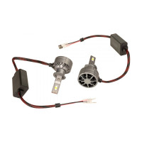 Автолампа-LED (аналог ксенона) SKYWAY H1(K40) 9-36V 40W 6000-6500K CSP3570 1-конт., белая 2 шт., радиатор вентилятор охл. S08701035