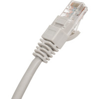 Неэкранированный патч-корд Cabeus U/UTP, категория 5е, 2xRJ45/8p8c, серый, LSZH, 2м PC-UTP-RJ45-Cat.5e-2m-LSZH