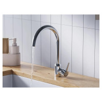 Кухонный смеситель Dorff Logic поворотный, хром D3007000