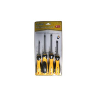 Набор отверток SITOMO SL5.5x75, SL6.5x100, PH1x75, PH2x100, CrV, 4шт. 856499