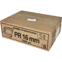 Стальная пряжка КОРДЛЕНД 16x29x3 для ПП/ПЭТ ленты 15-16 мм, 1000 шт. PR-16 KREP-00174