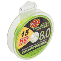 Плетеная леска WFT KG x8 Chartreuse150/012 1D-C-493-012